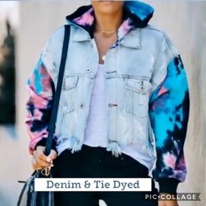 SALE!! Distressed Denim Cropped Jacket